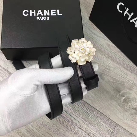 Chanel 20mm Leather Belt CH0801 White