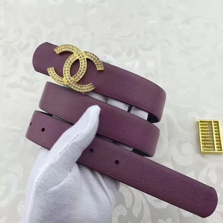 Chanel 30mm Leather Belt CH5235 Wine