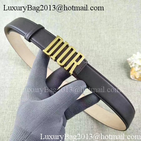 Dior 30mm Leather Belt CD2365 Black