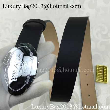 Prada Leather Belt PD0803 Black