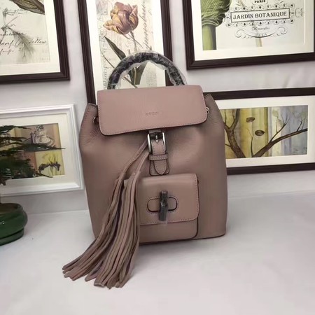 GUCCI Calfskin Leather Backpack 387149 Pink