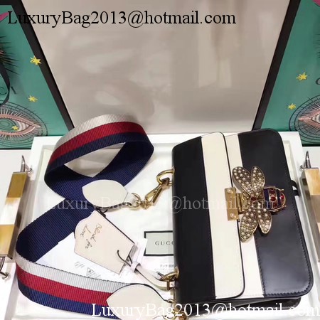 Gucci Broadway Leather mini Bag 476542 Black