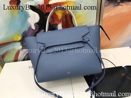 Celine Belt Bag Original Palm Skin Leather C3349 Blue