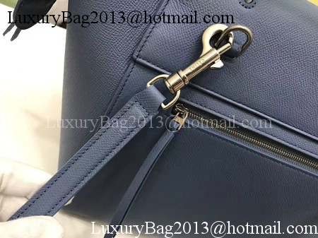 Celine Belt Bag Original Palm Skin Leather C3349 Blue
