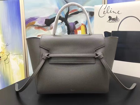 Celine Belt Bag Original Palm Skin Leather C3349 Deep Grey