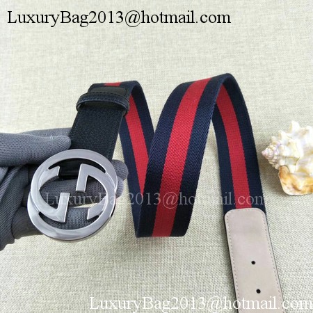 Gucci 40mm Leather Belt GG57561 Black