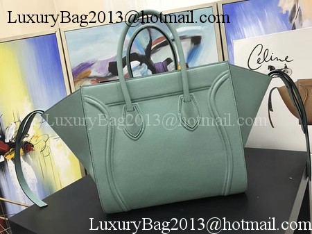 Celine Luggage Phantom Tote Bag Calfskin Leather CT3372 Green