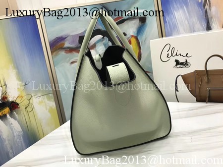 Celine Luggage Phantom Tote Bag Calfskin Leather CT3372 Light Grey