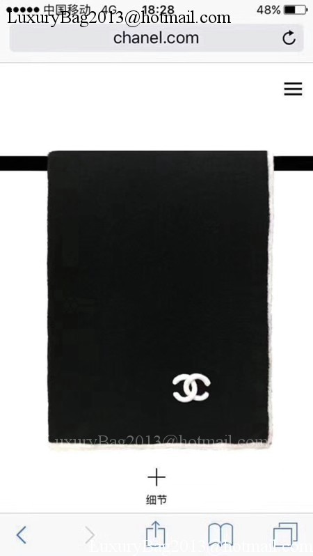 Chanel Scarf A2830 Black