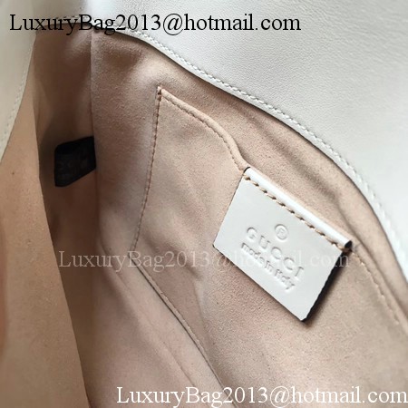 Gucci GG Marmont Matelasse Shoulder Bag 443497 OffWhite