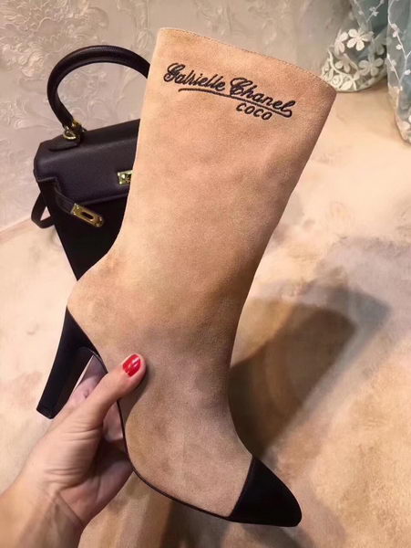 Chanel Knee Boot CH2211365 Apricot