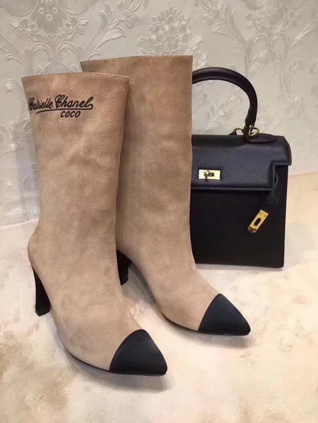 Chanel Knee Boot CH2211365 Apricot