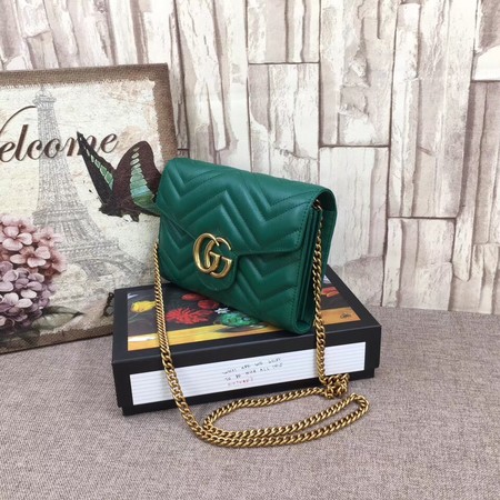 Gucci GG Marmont Bag ‎474575 Green