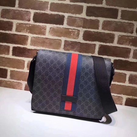 Gucci GG Supreme Messenger Bag 475432 Black