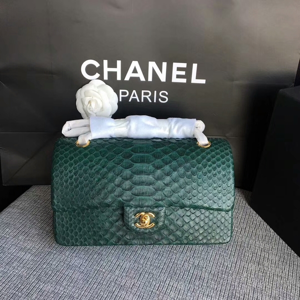 Chanel Original Python Leather Shoulder Bag CF1112X
