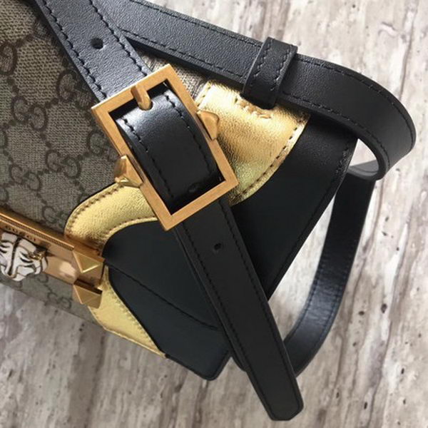 Gucci Osiride small GG Shoulder Bag 497995 Black