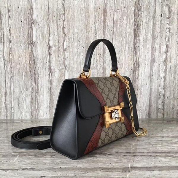 Gucci Osiride small GG Top Handle Bag 497996 Brown