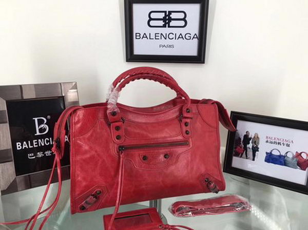 Balenciaga Classic City Bags B084332 Red