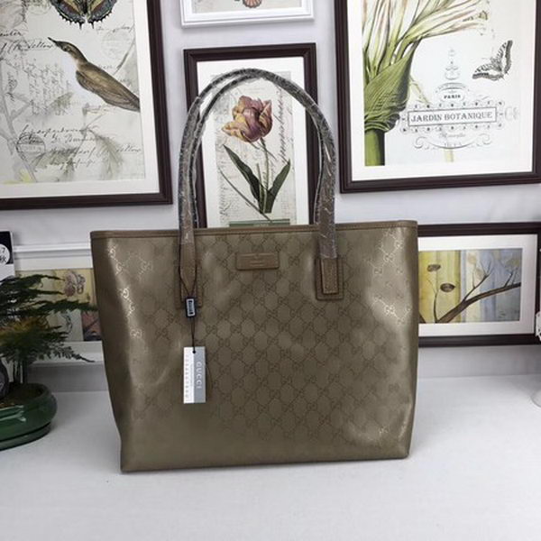 Gucci GG Imprime Tote Bag 211137 Gold