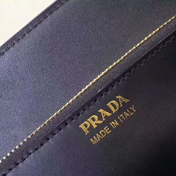 Prada Bibliotheque Handbag in Calf Leather 1BA155 Black