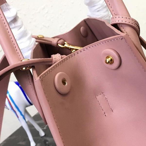 Prada Bibliotheque Handbag in Calf Leather 1BA155 Pink