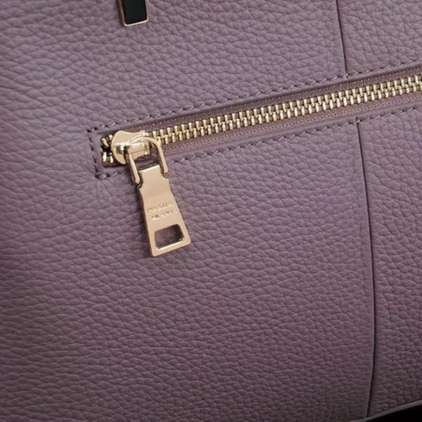 Prada Bibliotheque Medium Saffiano Top-Handle Tote Bag BN0902 Purple