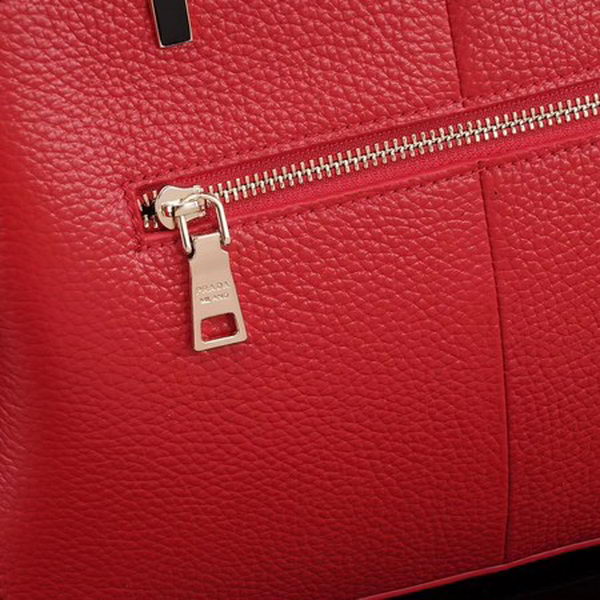 Prada Bibliotheque Medium Saffiano Top-Handle Tote Bag BN0902 Red