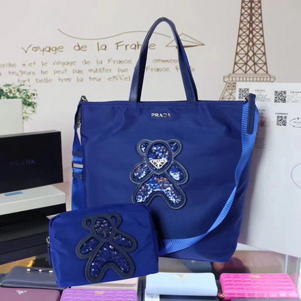 Prada Nylon Tote Bag BN2834 Blue