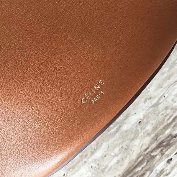 Celine Bigbag Calfskin Leather Shoulder Bag 55428 Brown