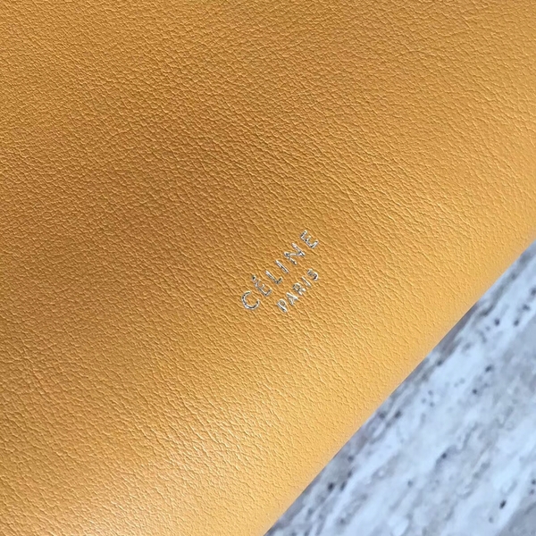 Celine Bigger Tote Bag Original Leather 55426 Yellow