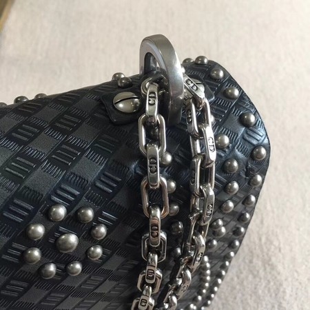 Dior Calfskin Leather Shoulder Bag M9000 Black
