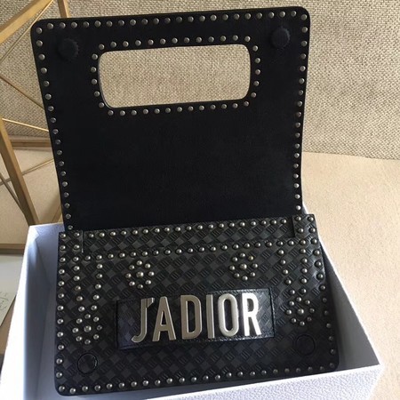 Dior Calfskin Leather Shoulder Bag M9000 Black