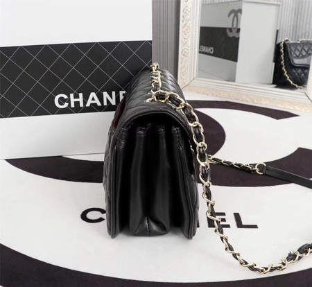 Chanel Sheepskin Leather Shoulder Bag 3325 Black