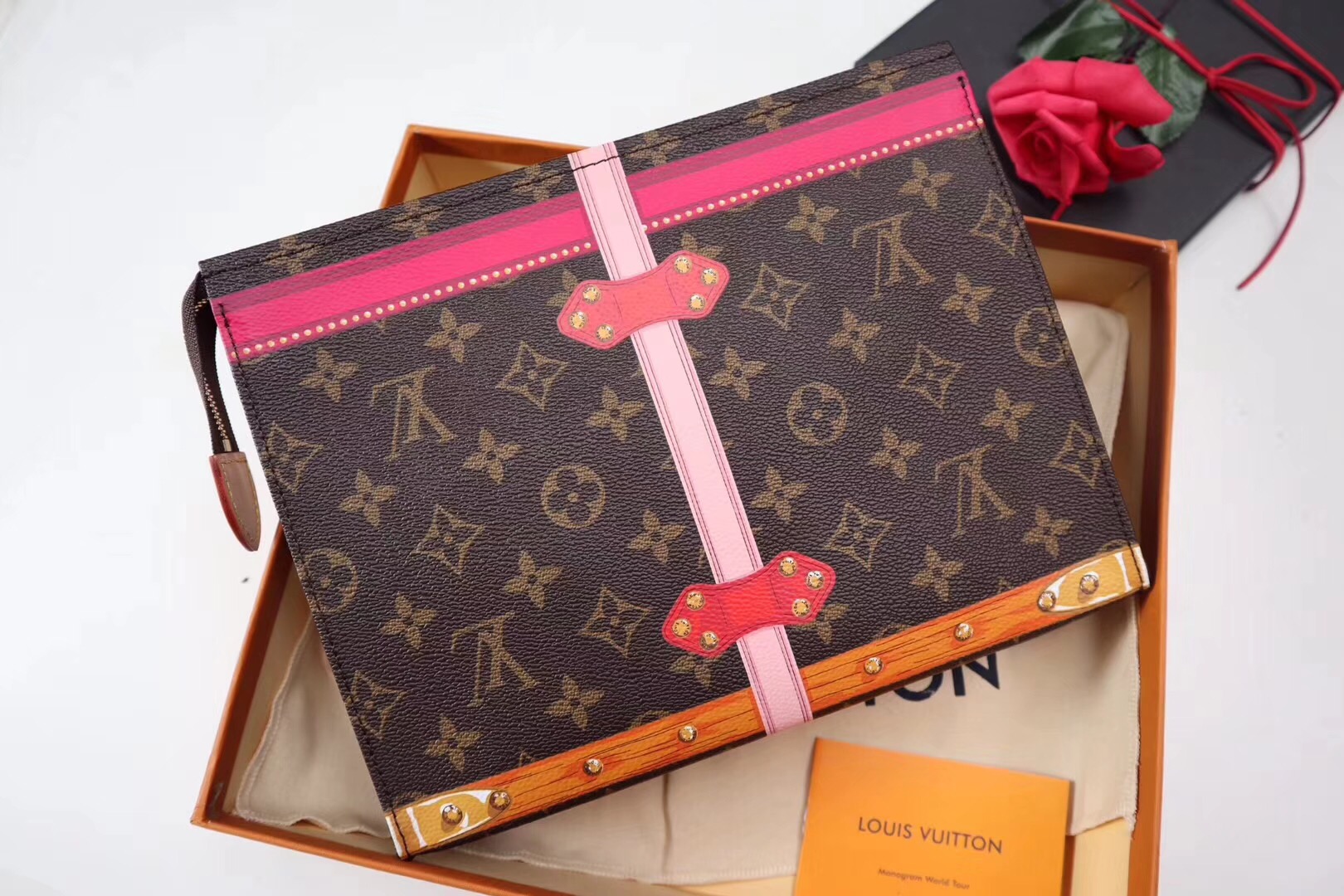 Louis Vuitton Limited Edition Toiletry Pouch 26 Summer Trunk 61692