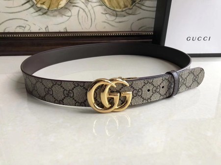 Gucci 35MM Leather Belt 414525 Brown