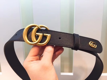 Gucci Leather Belt 414529 Black