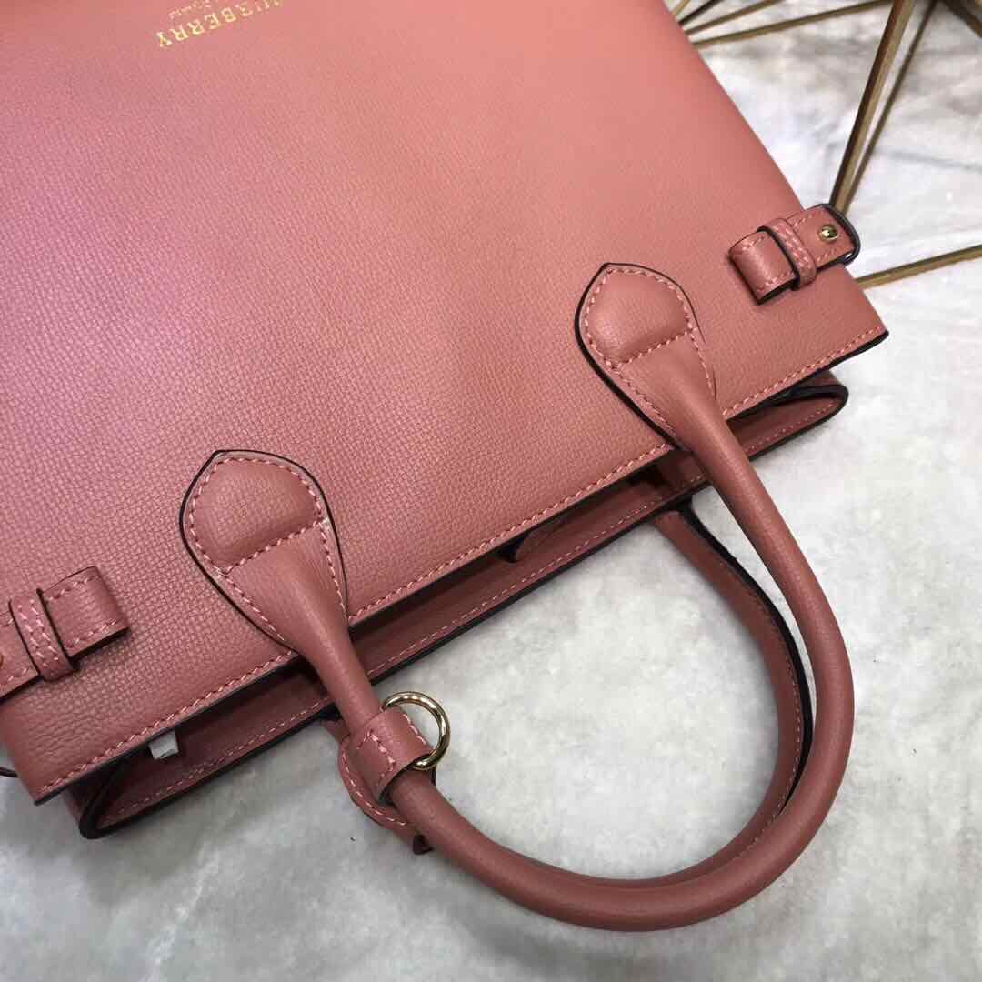 BurBerry Leather Tote Bag 5559 pink