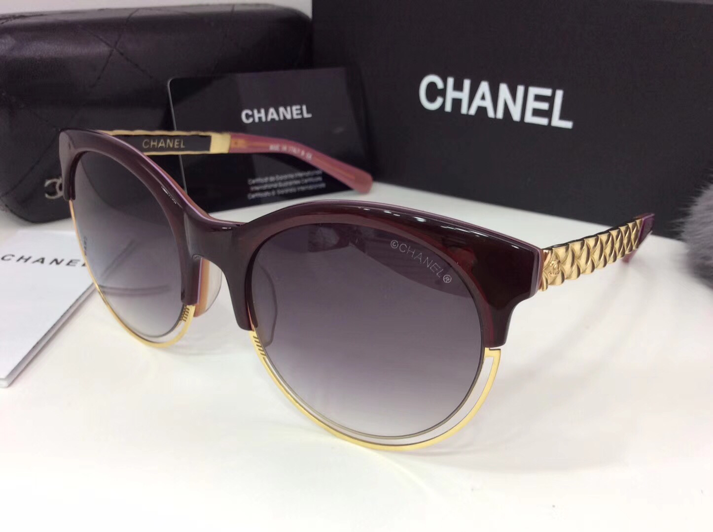Chanel Newest Fashion sunglasses top quality CC0065