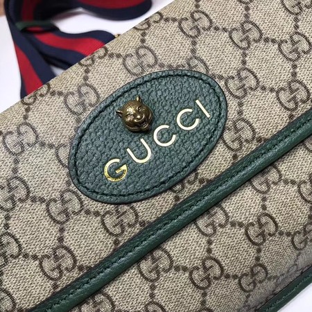 Gucci GG canvas supreme waist pack 489617 green