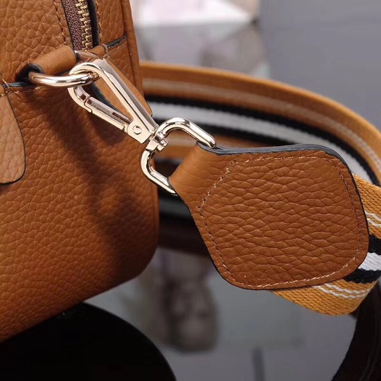 Prada Calfskin Leather Shoulder Bag 1BH082 Camel