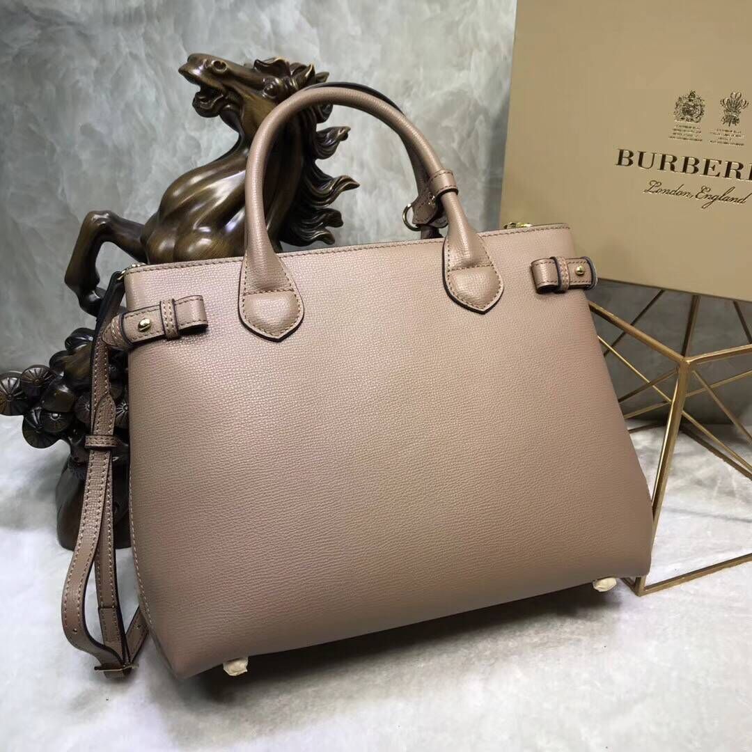 BurBerry Leather Tote Bag 5559 apricot