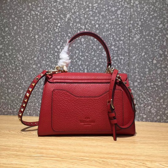 Valentino Original Leather Tote Bag 0065 red