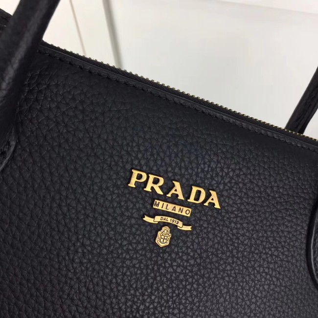 Prada calf leather bag 1BA157 black
