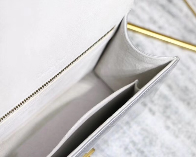 Dior Small Diorama flap bag calfskin M0421 silver