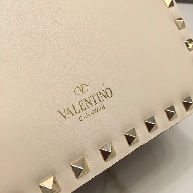 Valentino Original Leather cross-body bag 0936M pink&white