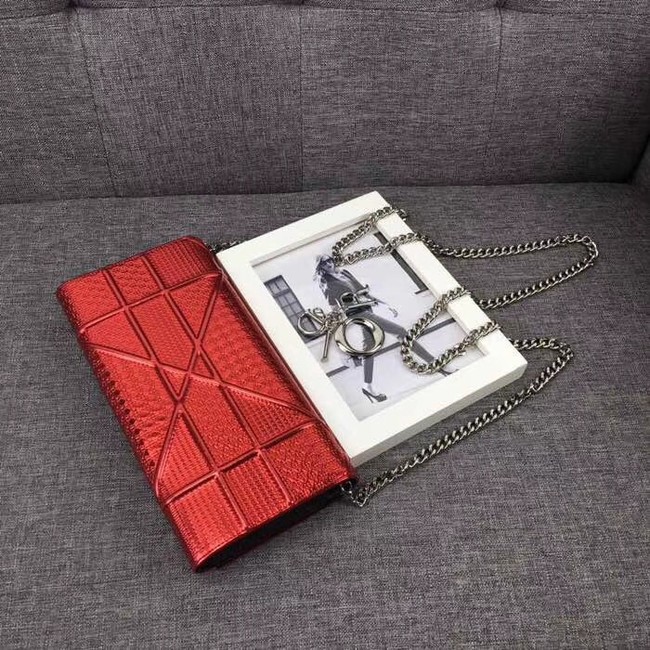 Dior Original Cowhide mini Shoulder Bag 3780 red