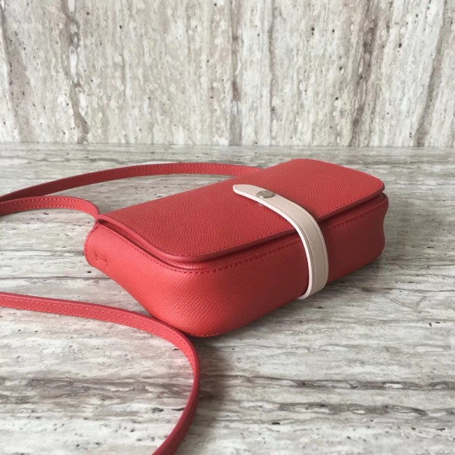 Celine leather Mini Shoulder Bag 55429 red	
