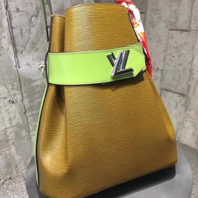 Louis Vuitton original Epi leather TWIST BUCKET M52803 Khaki