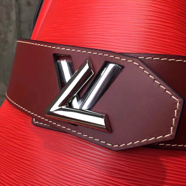 Louis Vuitton original Epi leather TWIST BUCKET M52803 red