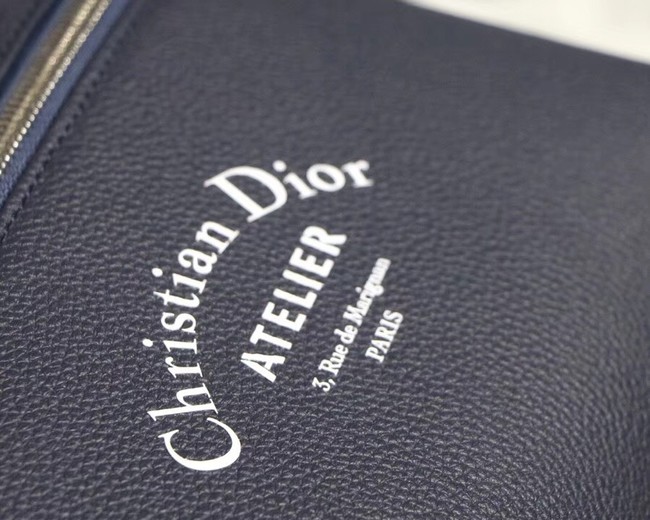 Dior Original Cowhide knapsack S0208 Royal Blue